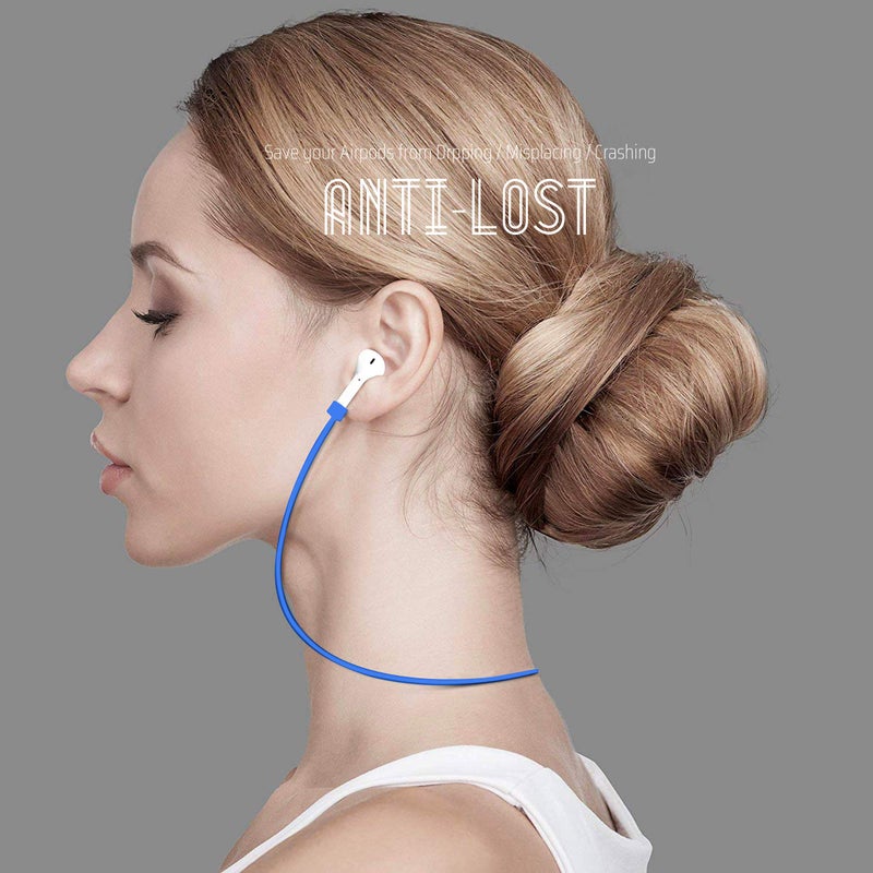 cobcobb Ultra Strong Magnetic Airpod Pro Strap Anti-Lost Cord Sports Lanyard Compatible with Airpods 3rd 2nd Generation Pro 3 2 1 (Blue) - Image 2